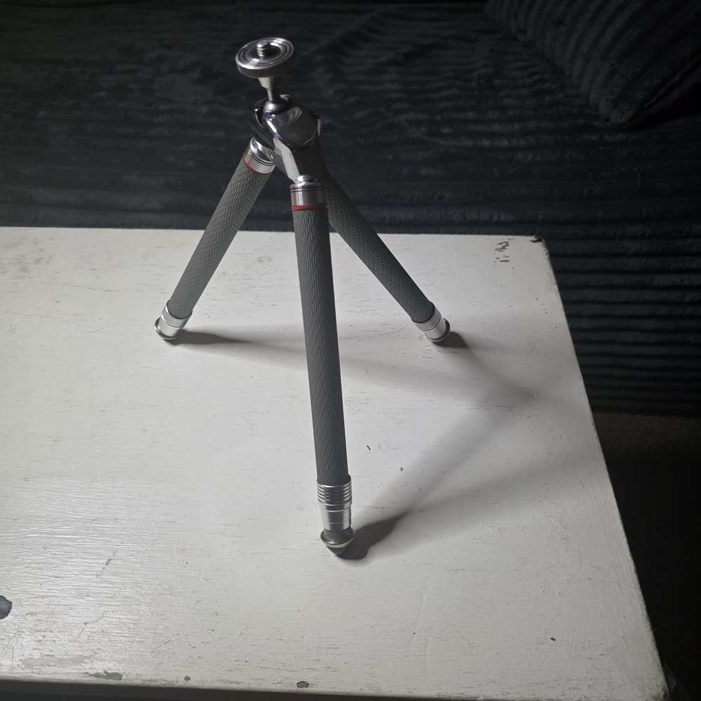 Gray and Silver Tripod for Cameras